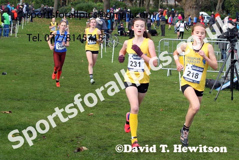Girls under-13s, European Cross Country Championships Trials, Sefton Park, Liverpool. Photo: David T. Hewitson/Sports for All Pics